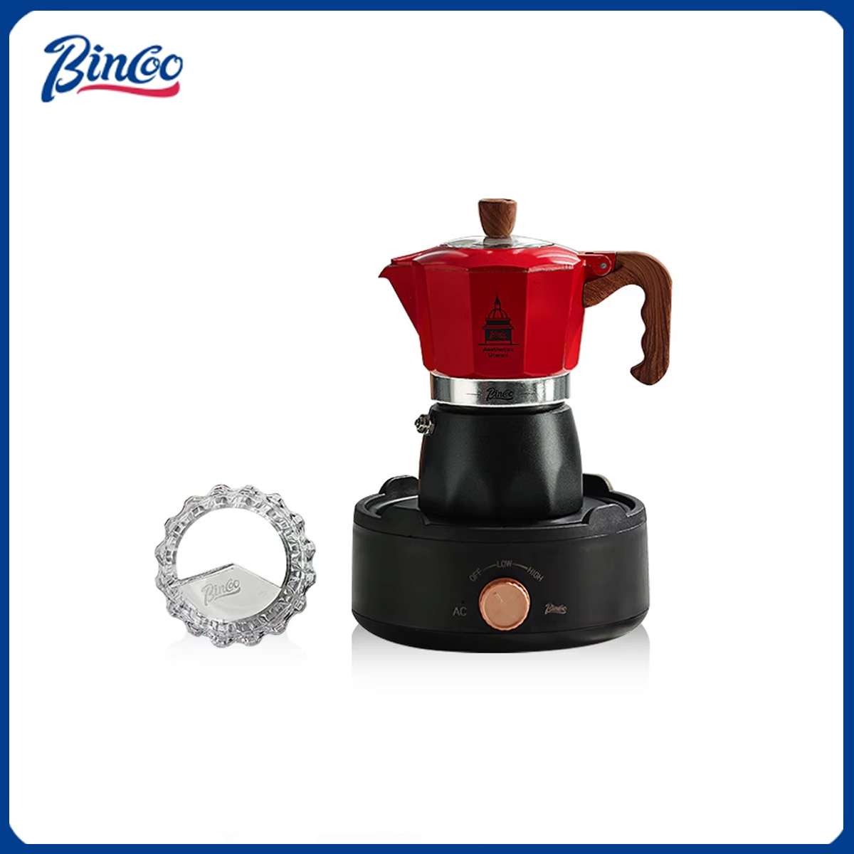 Coffee Tea Chocolate - Bincoo Double Valve Coffee Moka Pot