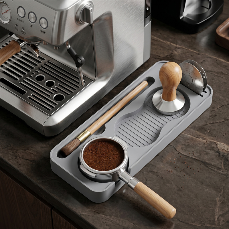 Coffee Tea Holder - Silicone Espresso Tamping Station Non Slip