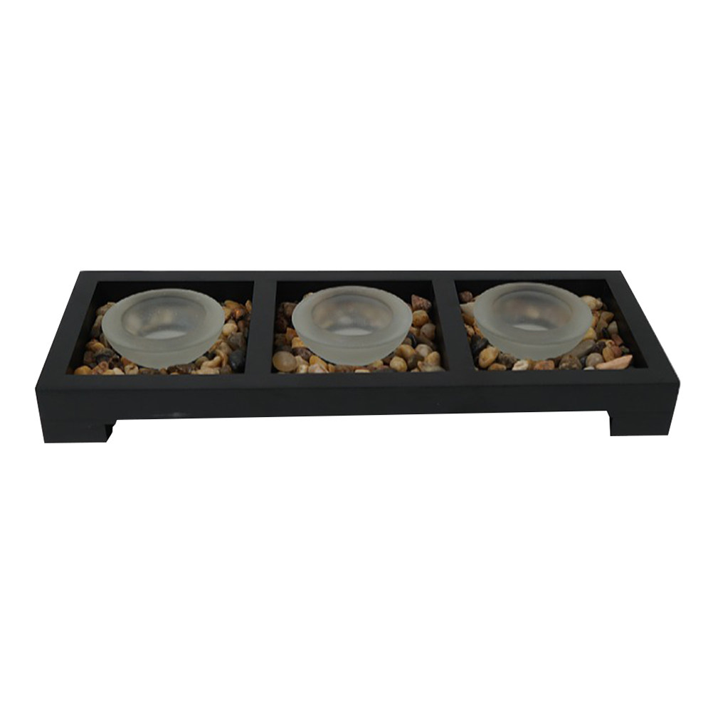 Coffee Tea Holder - 1 Set Glass Tea Light Holders
