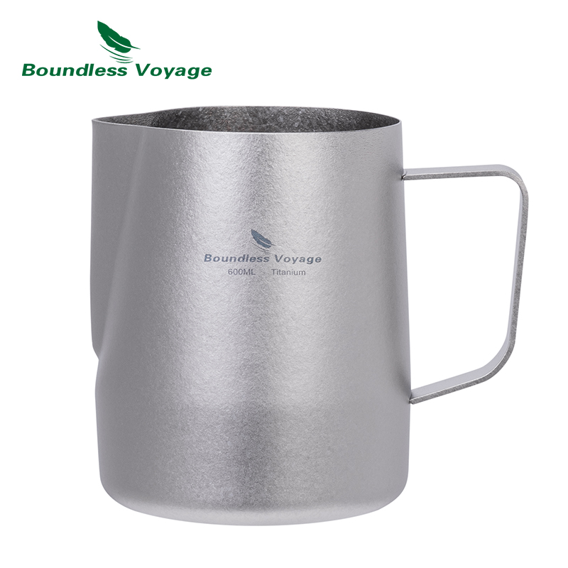 Barista Milk Jug - Boundless Voyage Titanium Milk Frother Cup