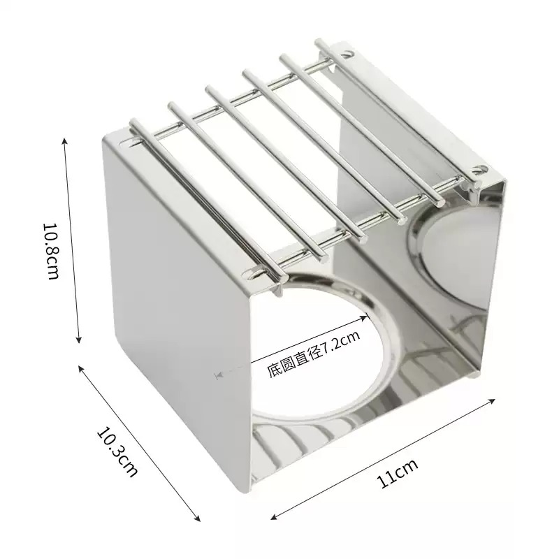 Coffee Tea Chocolate - Stainless Steel Square Coffee Stove Stand