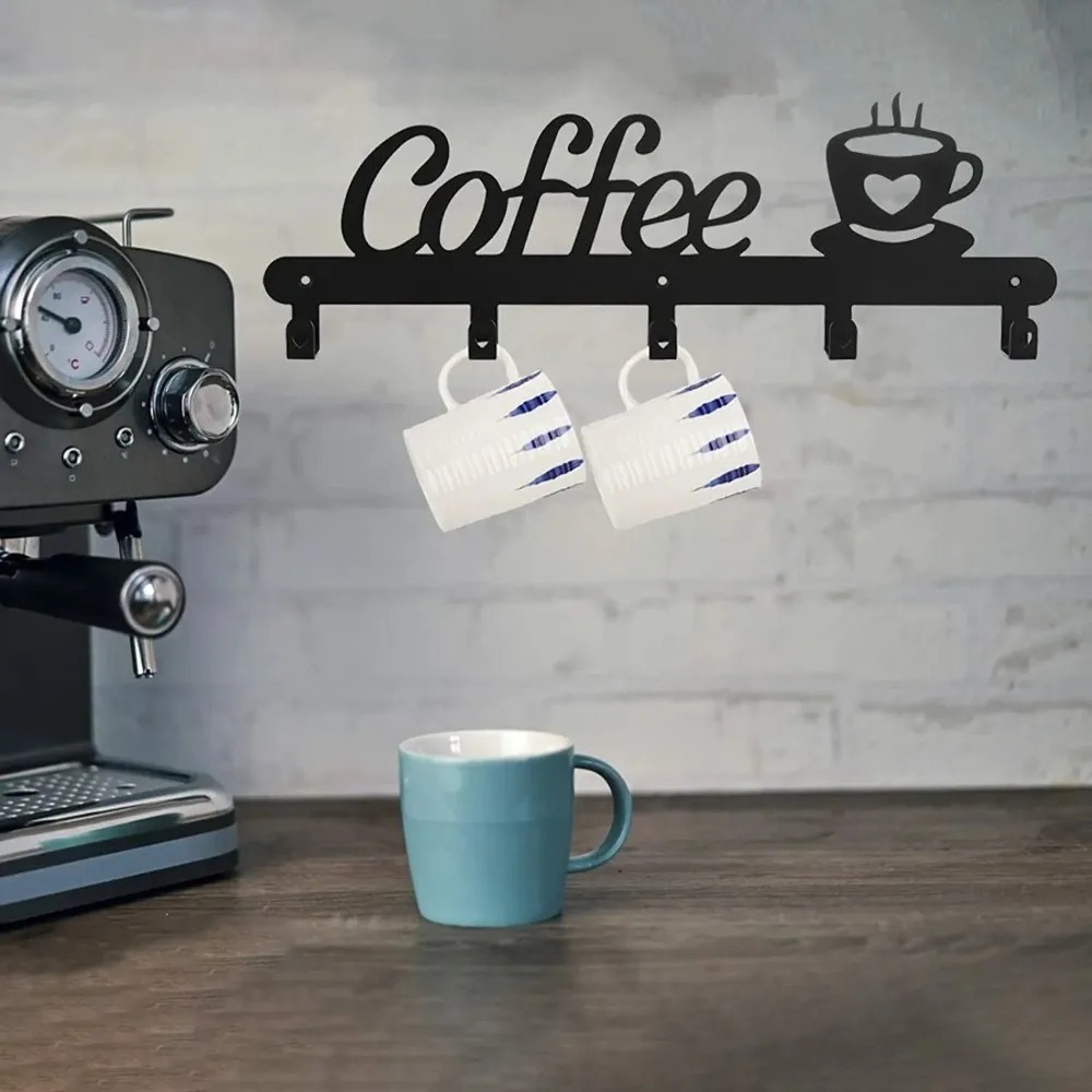 Metal Wall Mounted Coffee Mug  - огляд і ціна Coffee Tea Holder