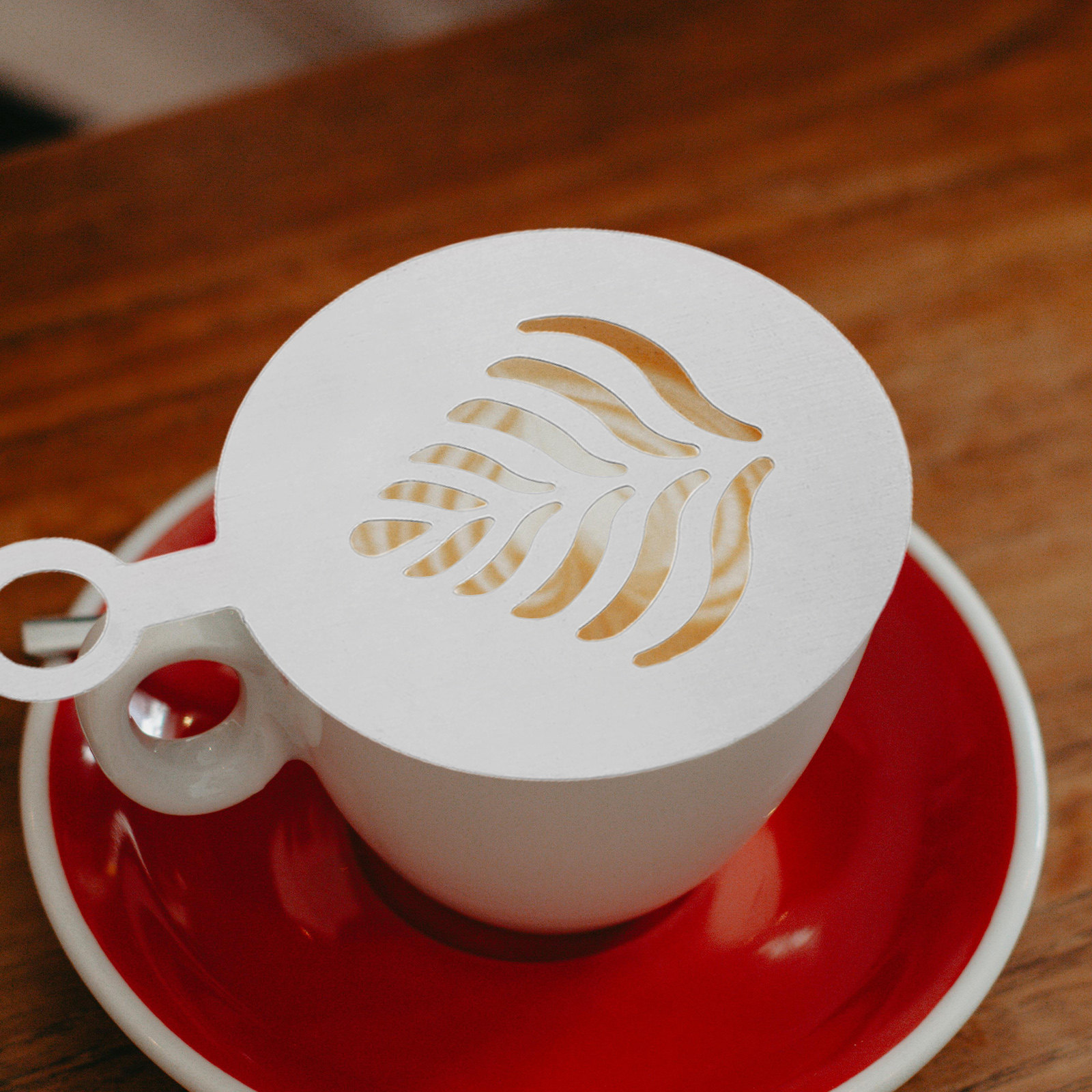 4Pcs Stainless Steel Latte Art - огляд і ціна Coffee Stencil Art
