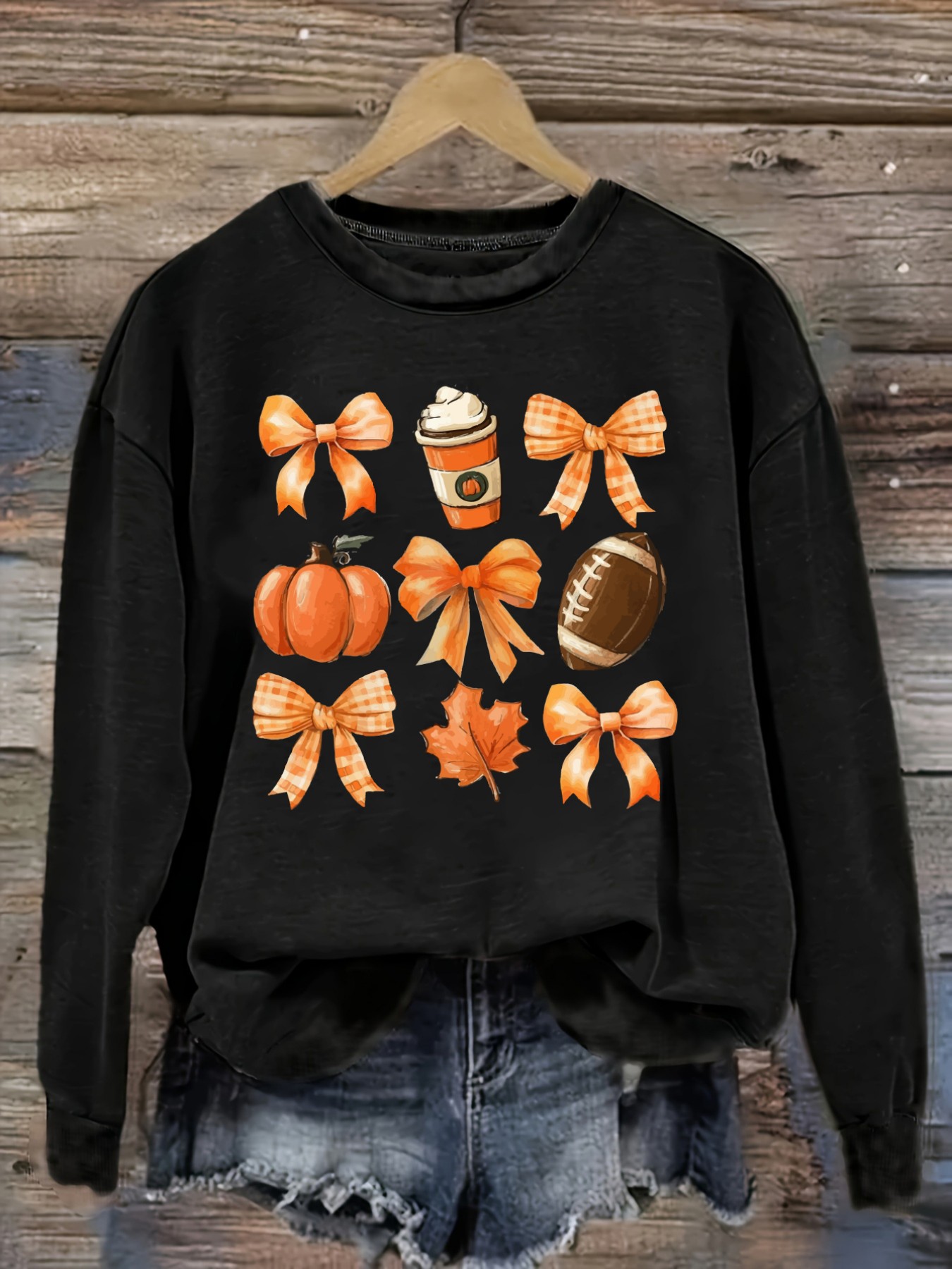 Women's Casual Long Sleeve Cre - огляд і ціна Coffee & Tea Haus