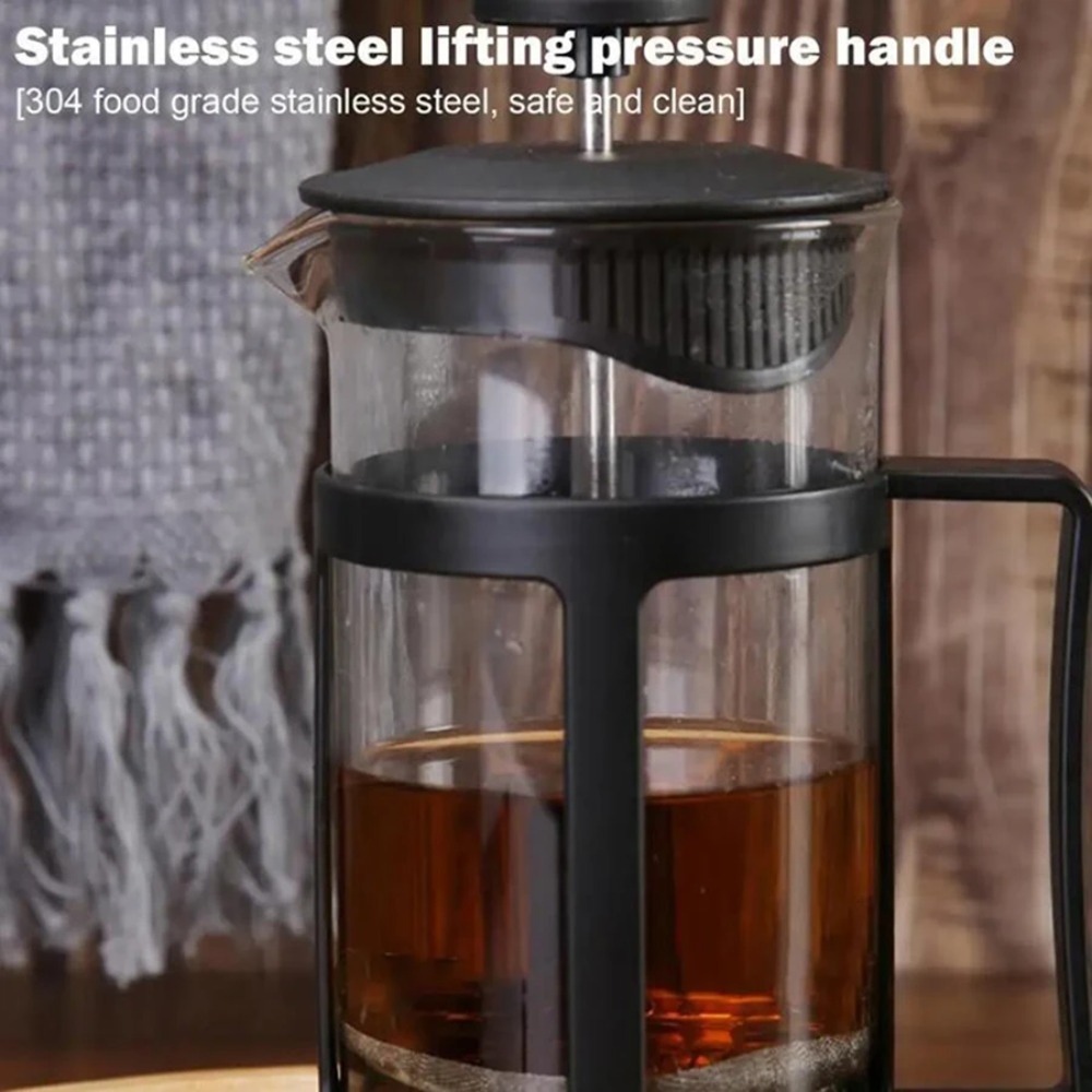 French Press Coffee Brewer wit - огляд і ціна French Press Glass