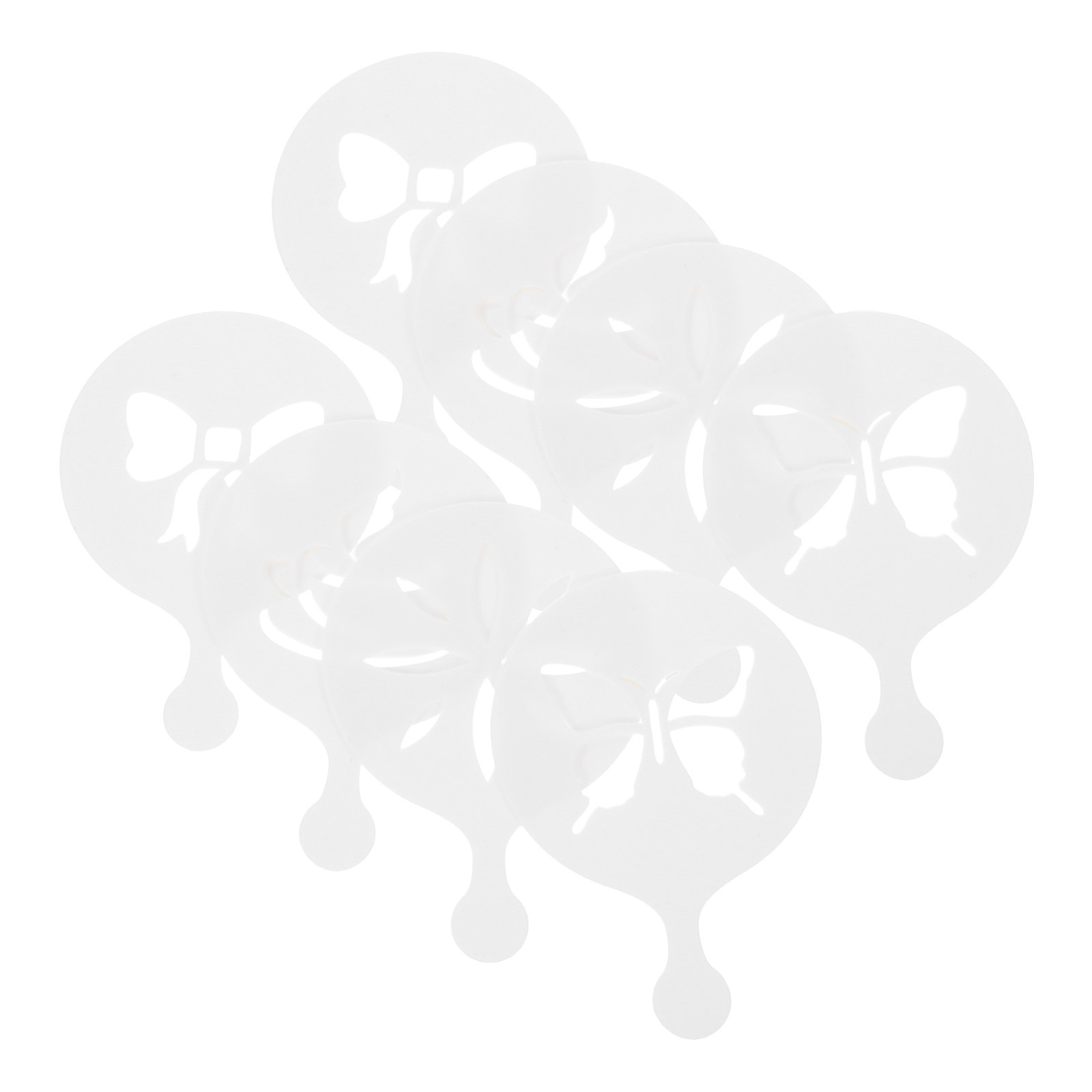 8Pcs Coffee Latte Art Stencils - огляд і ціна Coffee Stencil Art