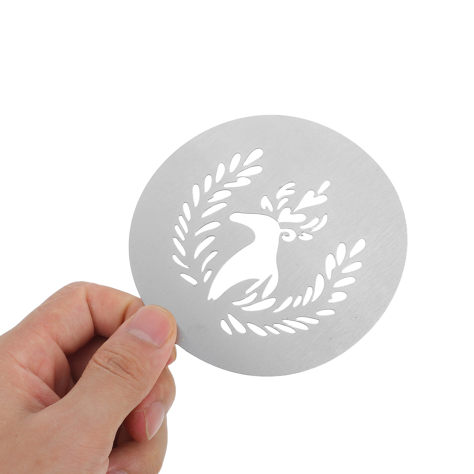 4Pcs Premium Stainless Steel C - огляд і ціна Coffee Stencil Art