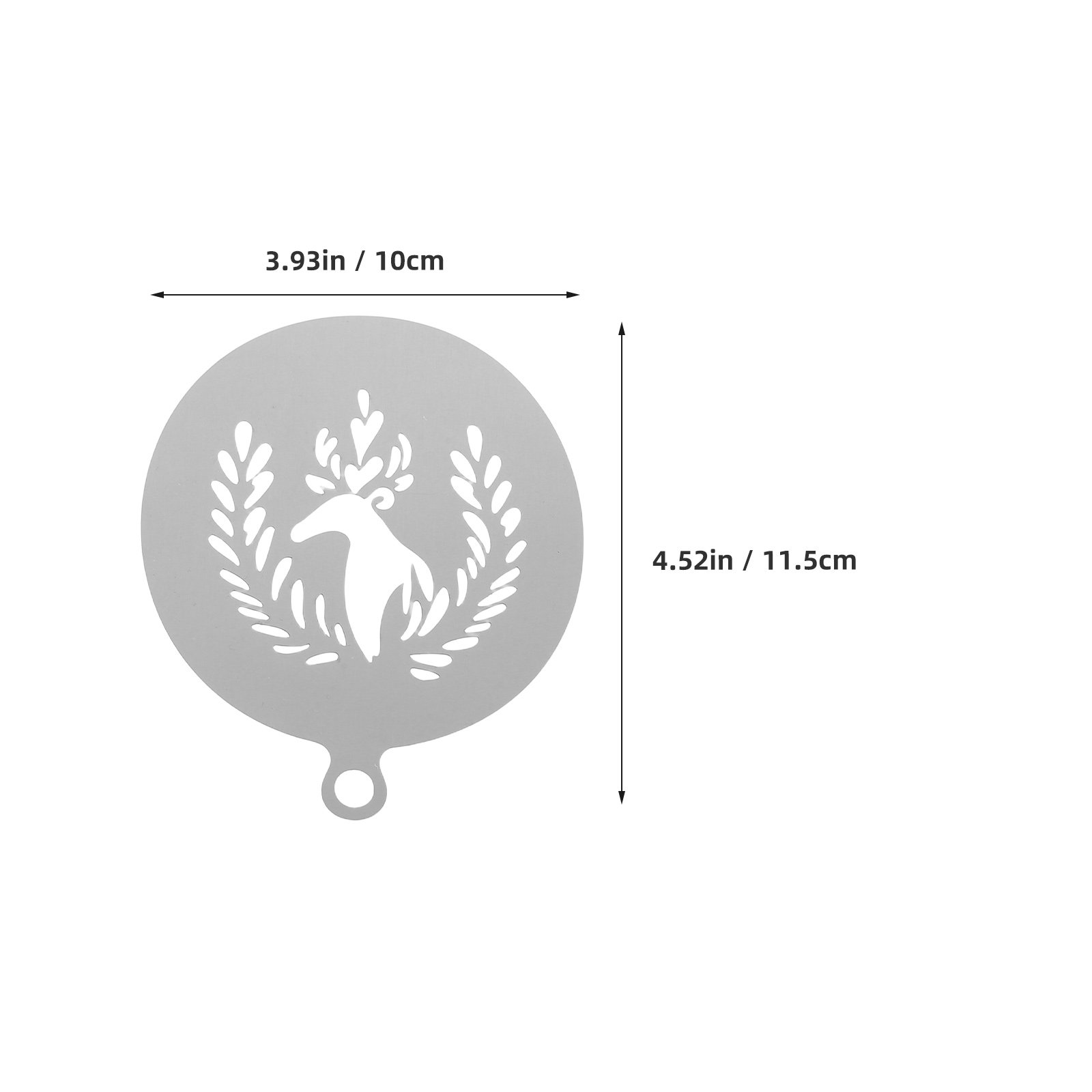 4Pcs Premium Stainless Steel C - огляд і ціна Coffee Stencil Art