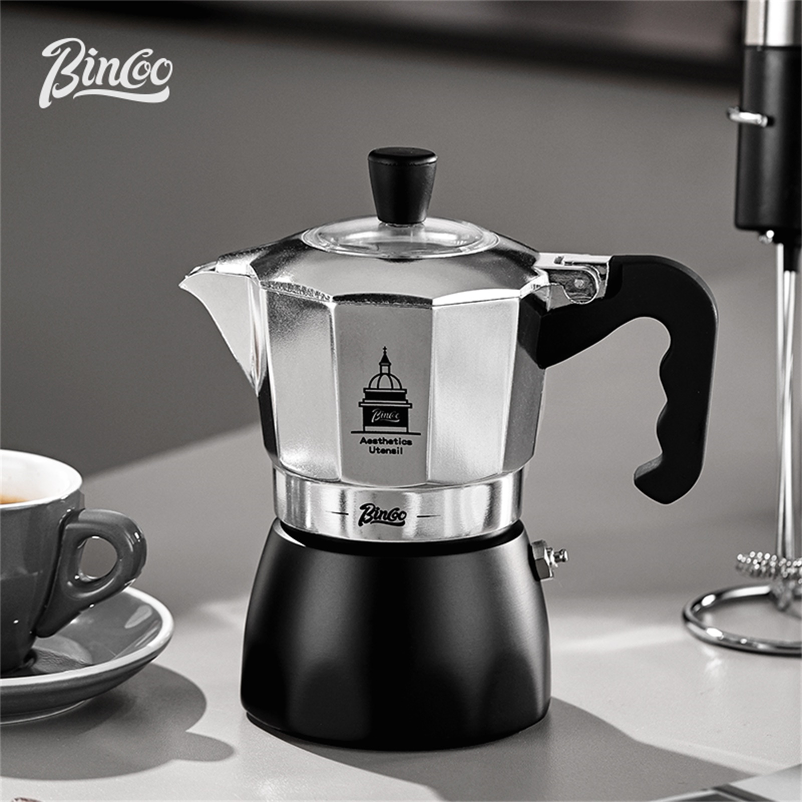BINCOO Double Valve Moka Pot，E - огляд і ціна Coffee Tea Chocolate