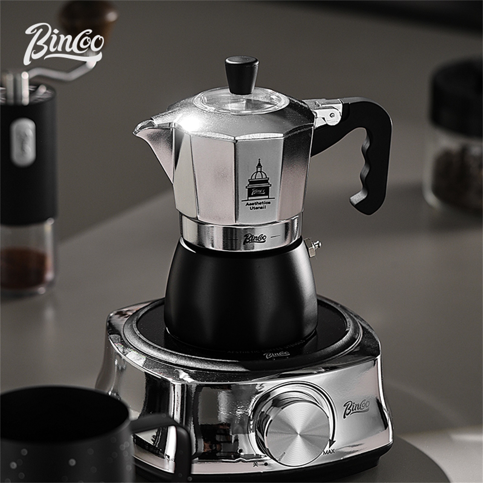 BINCOO Double Valve Moka Pot，E - огляд і ціна Coffee Tea Chocolate