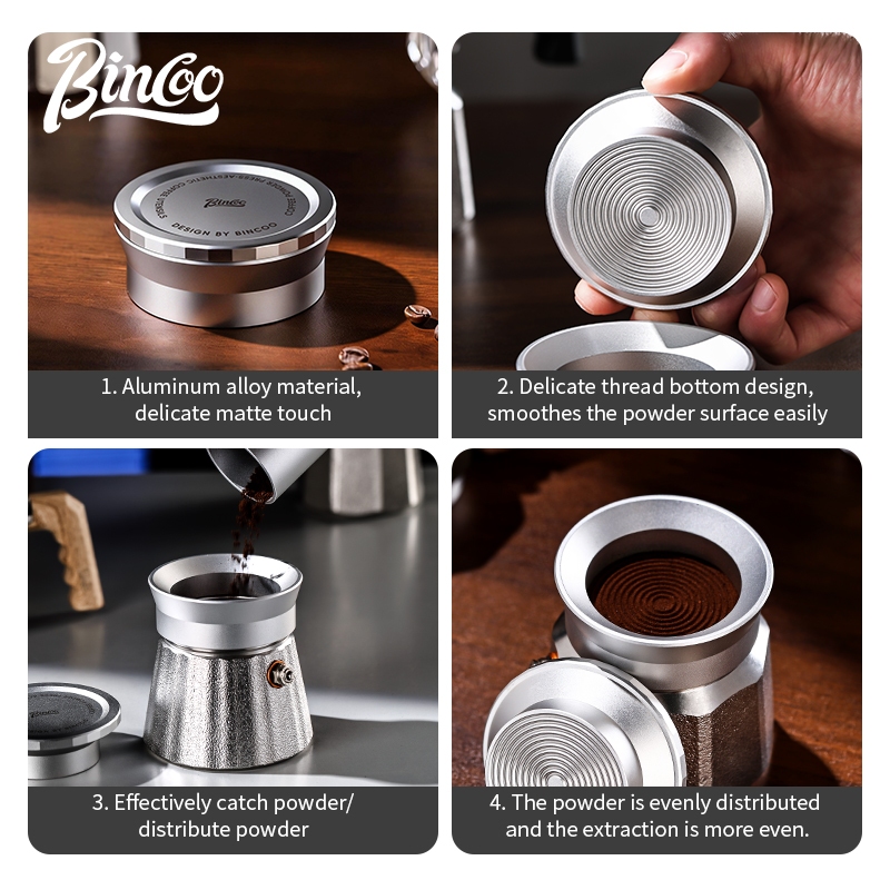 BINCOO Moka Pot Tamper and Cof - огляд і ціна Coffee Tea Chocolate