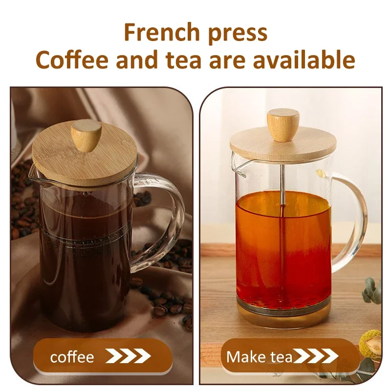 350-1000ml French Press Coffee - огляд і ціна French Press Glass