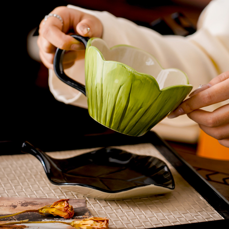 Irregular Hand-painted Coffee  - огляд і ціна Coffee Tea And Leaf