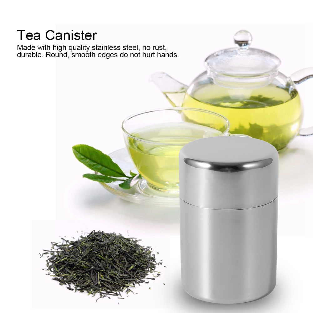 Stainless Steel Tea Leaf Tins  - огляд і ціна Coffee Tea And Leaf