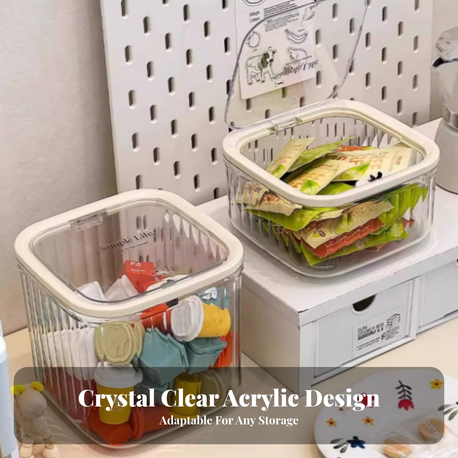 Plastic Tea Bag Storage Box La - огляд і ціна Coffee Tea Organizer