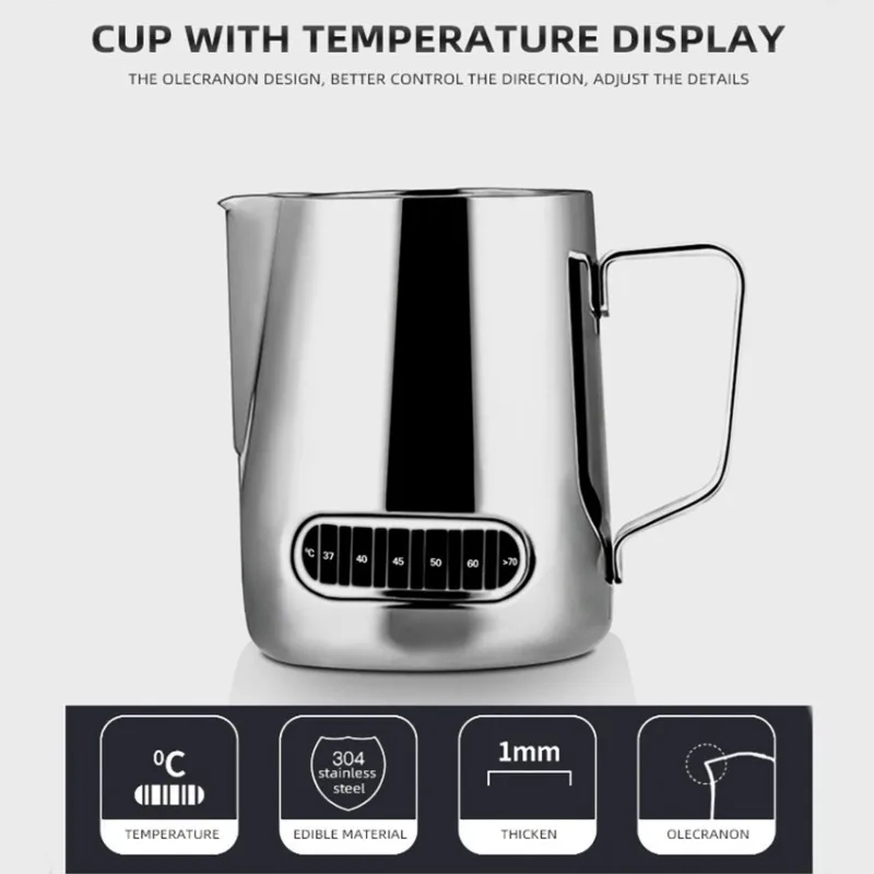 350mL Stainless Steel Milk Fro - огляд і ціна Barista Milk Jug