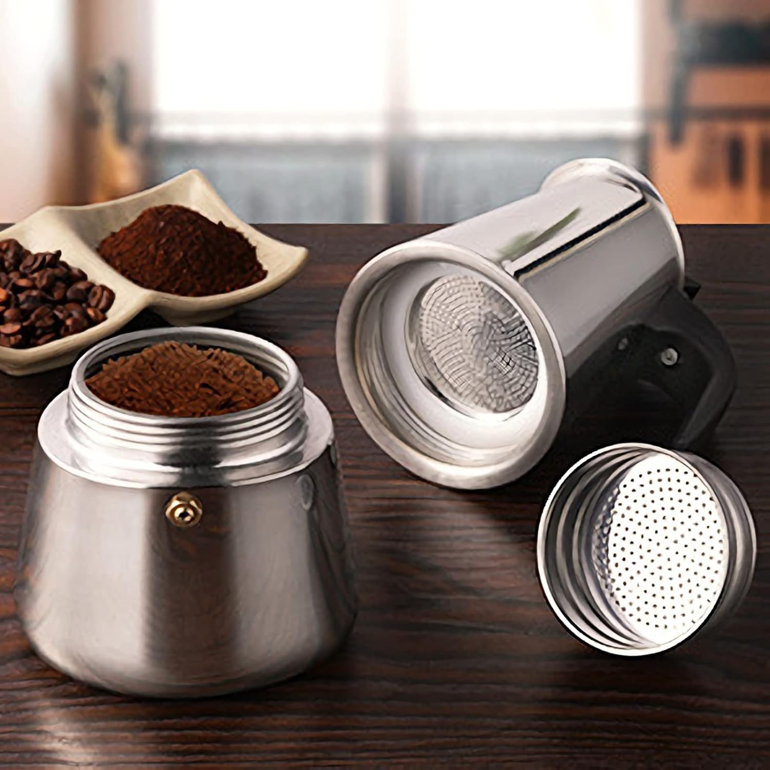 4/6/9 Cups Moka Pot Caffe Mach - огляд і ціна Coffee Tea Chocolate