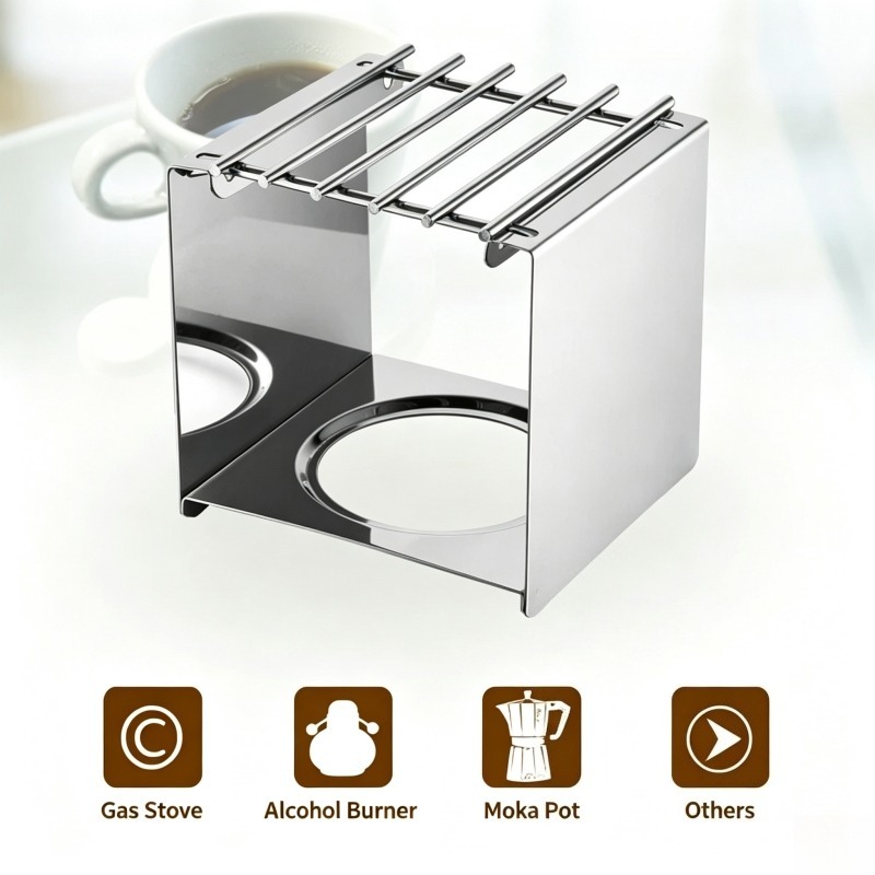 Stainless Steel Square Coffee  - огляд і ціна Coffee Tea Chocolate