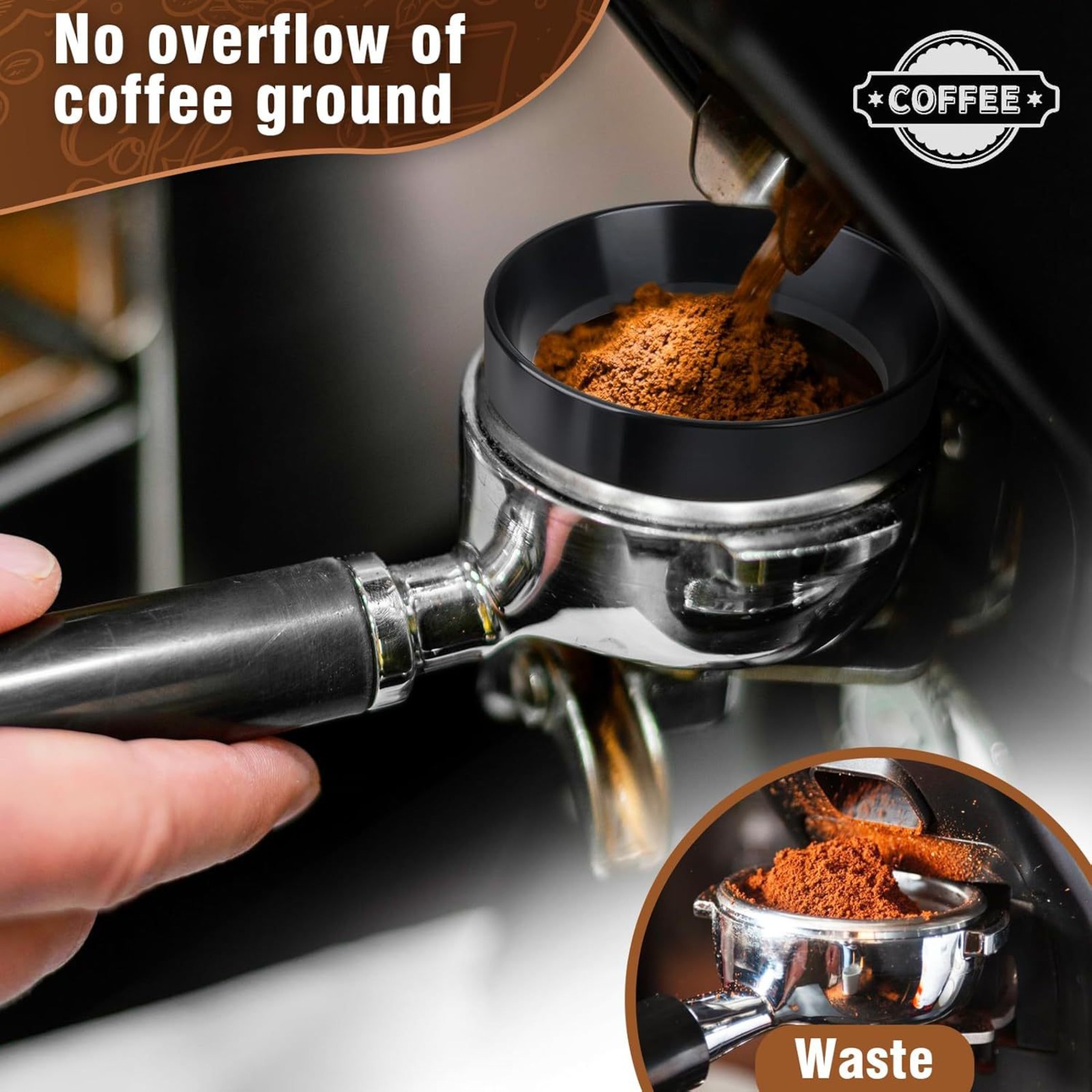 51mm Coffee Tamper Set 22PCS E - огляд і ціна Coffee Stencil Art