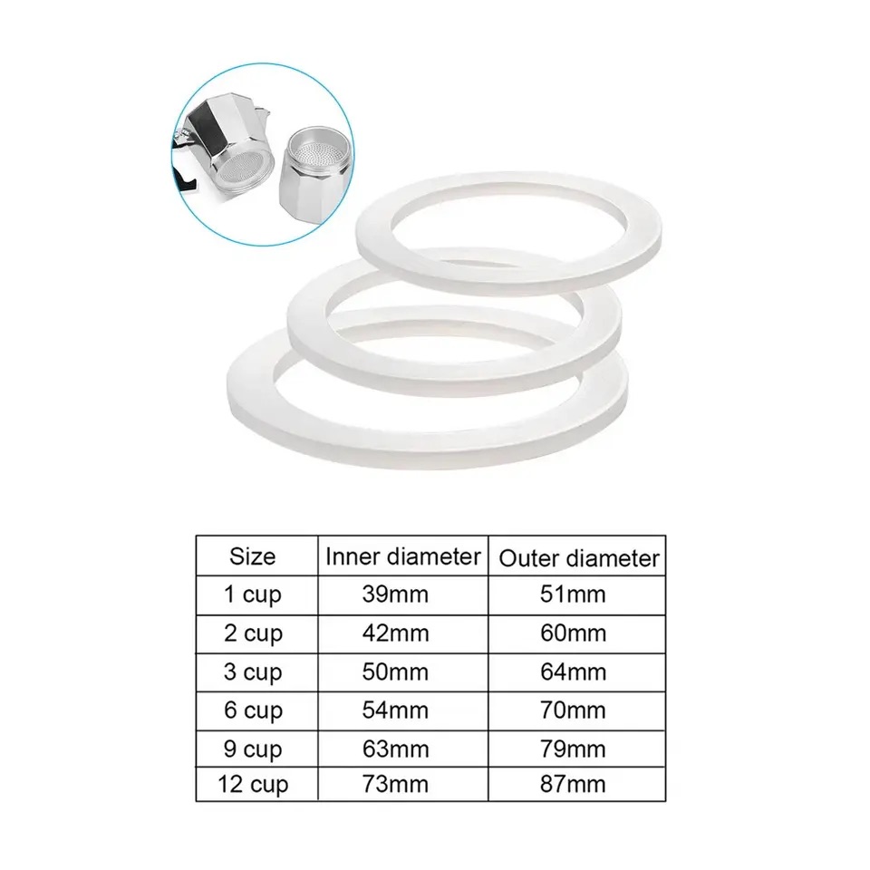 1PC Coffee Rubber Ring Bialett - огляд і ціна Coffee Tea Chocolate