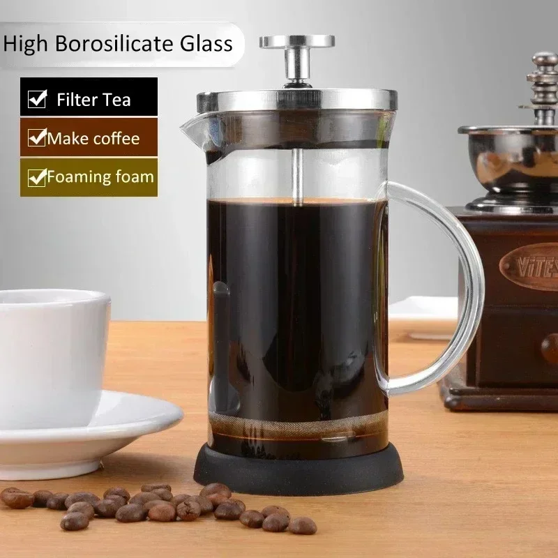 350-1000ml Stainless Steel Gla - огляд і ціна French Press Glass