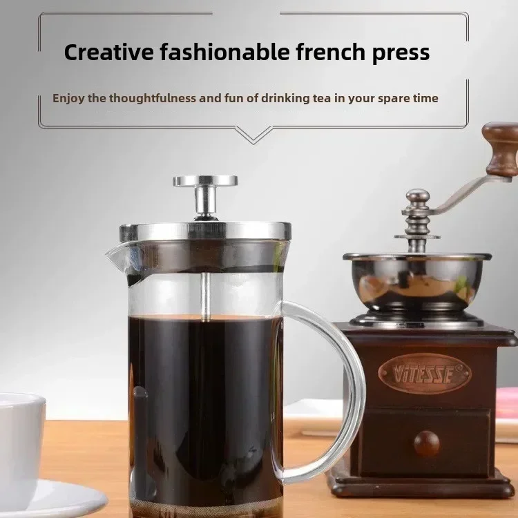 350-1000ml Stainless Steel Gla - огляд і ціна French Press Glass