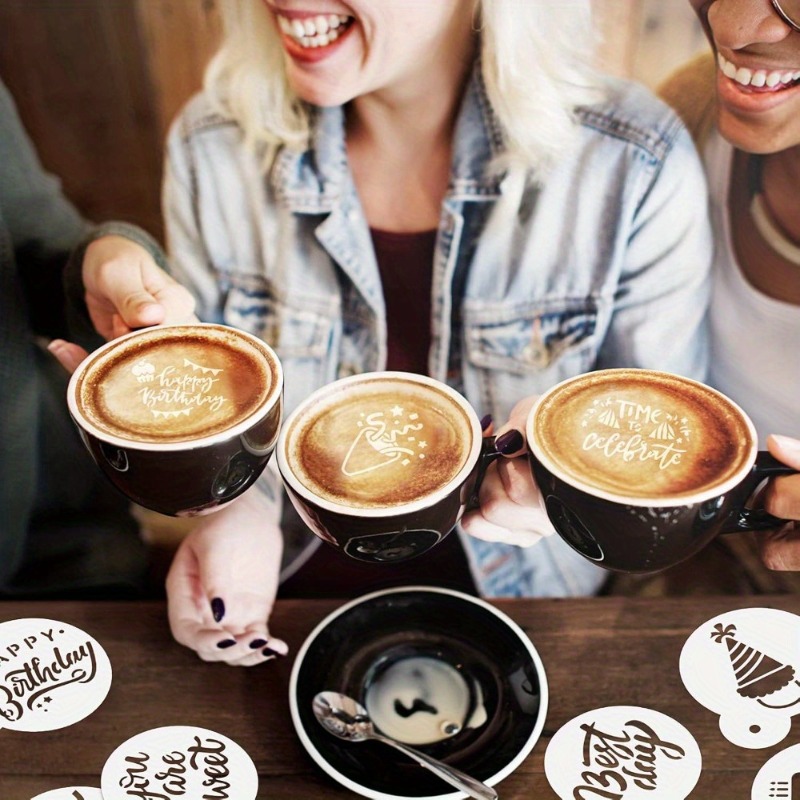 Professional DIY Latte Art Ste - огляд і ціна Coffee Stencil Art