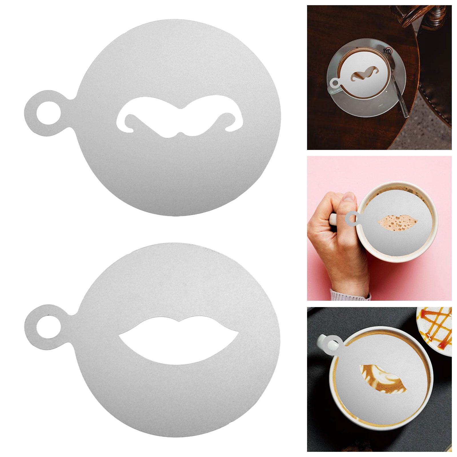 Latte Art Stencil Baking Decor - огляд і ціна Coffee Stencil Art